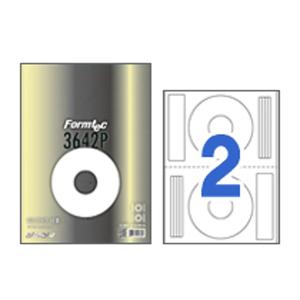 폼텍 CS3642P 컬러레이저 CD/DVD 20매
